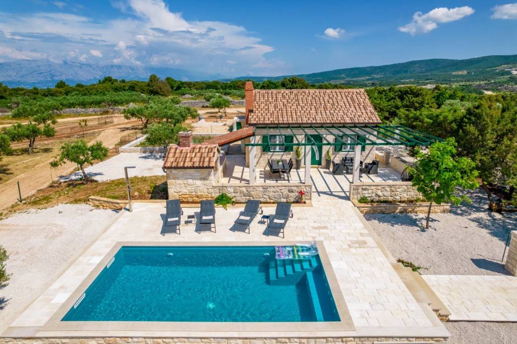 Kuća za odmor Diana - pool and terrace:, Pučišća - Otok Brač 